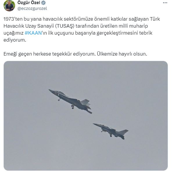 Chp Lideri Ozel Den Ilk Savas Ucagimiz Kaan La 16874441 1225 M