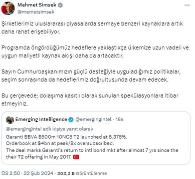 Hazine Ve Maliye Bakani Simsek Politikalarimiz 16877991 2631 M