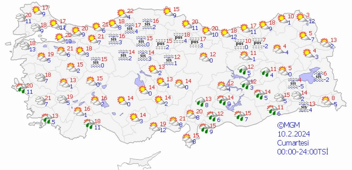 Suriye'den Gelen Toz Bulutu Türkiye'yi Etkisi Altına Alacak Meteoroloji Uyarıyor (3)
