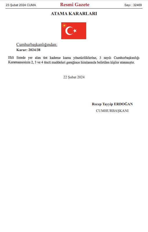 Yeni Atamalar Resmi Gazete De Senarist Ve 16879236 1297 M