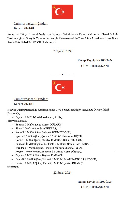 Yeni Atamalar Resmi Gazete De Senarist Ve 16879236 233 M