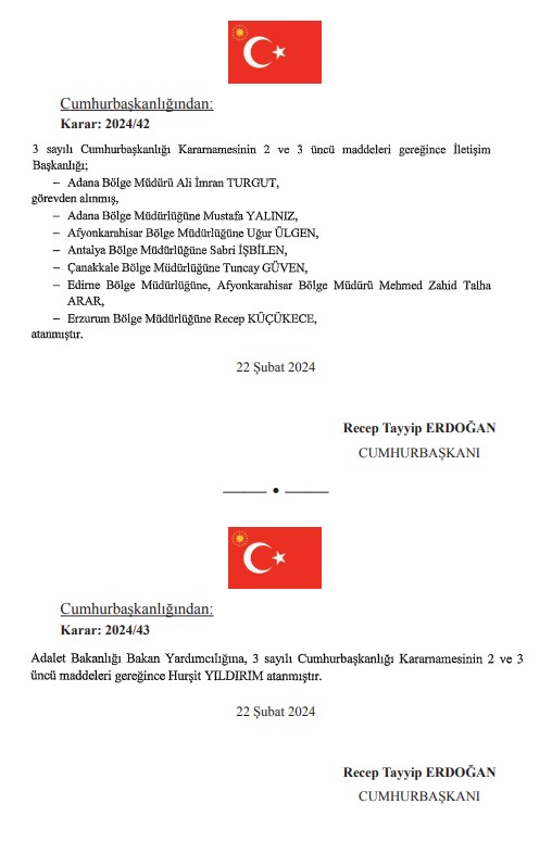 Yeni Atamalar Resmi Gazete De Senarist Ve 16879236 5653 M