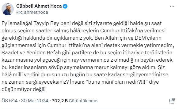 Cemaatten Atilan Cubbeli Cumhurbaskani Erdogan 16994852 7120 M