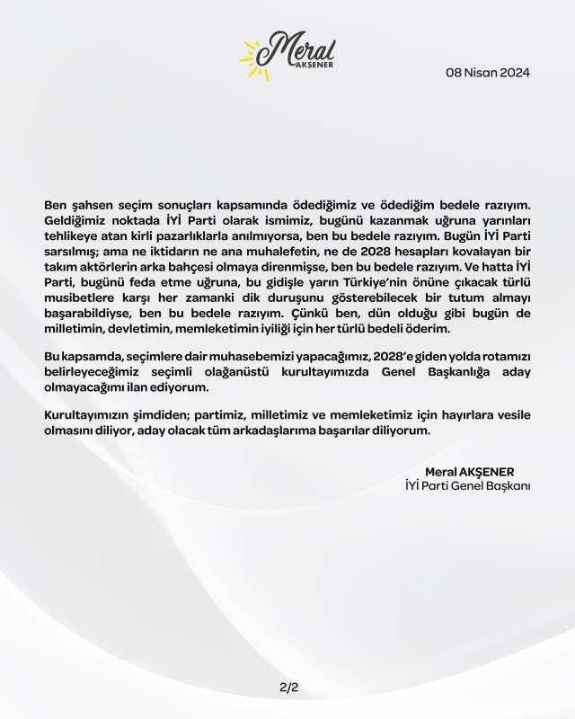 Meral Aksener Kurultayda Aday Olmayacagim 17219932 3414 M