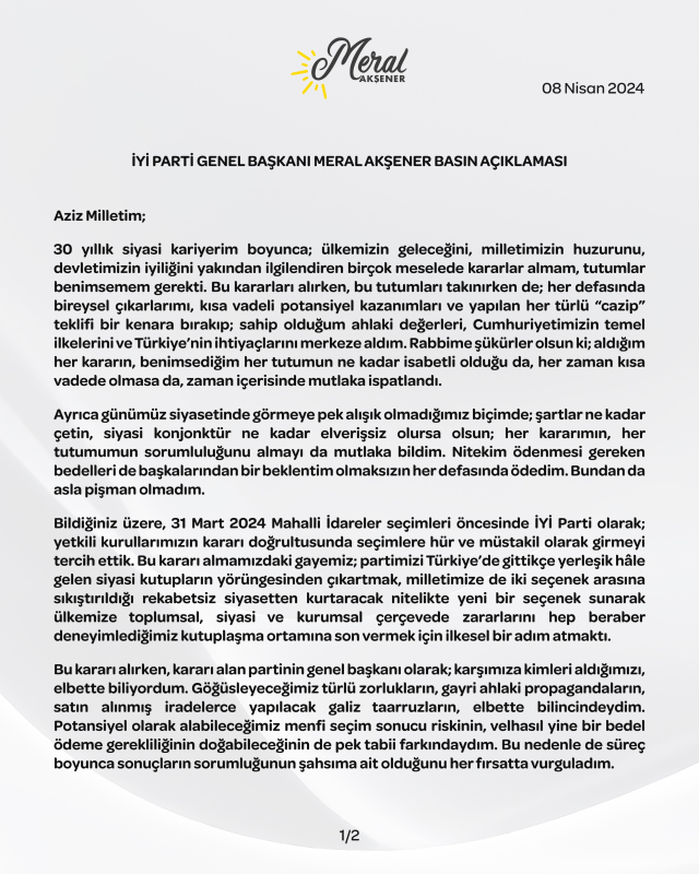 Meral Aksener Kurultayda Aday Olmayacagim 17219932 4353 M